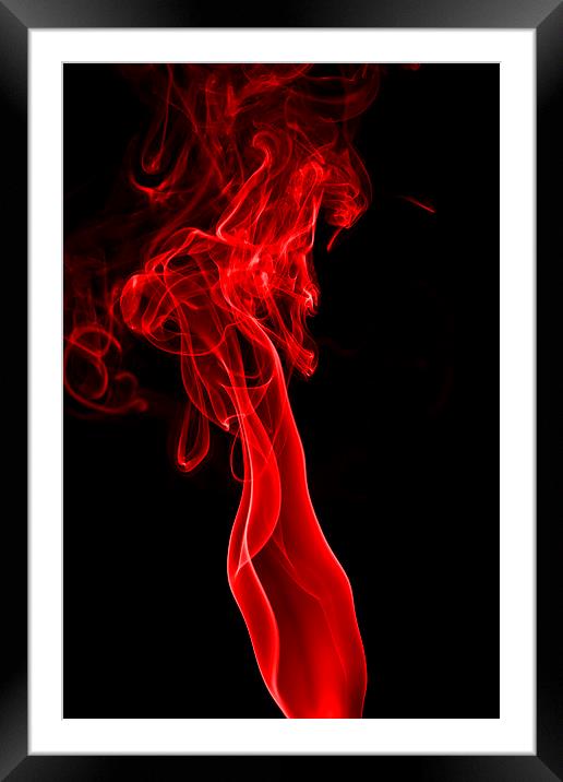 Red Two Framed Mounted Print by Steve Purnell