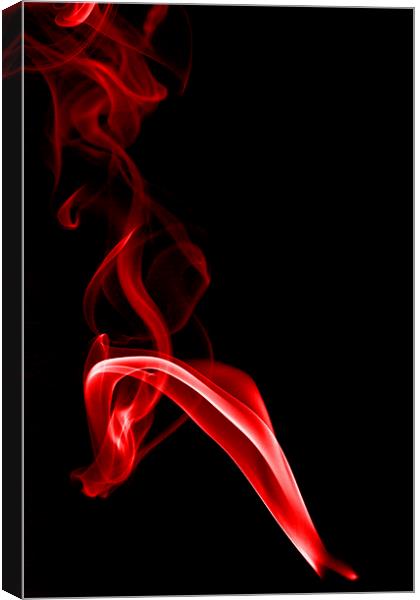 Red Three Canvas Print by Steve Purnell