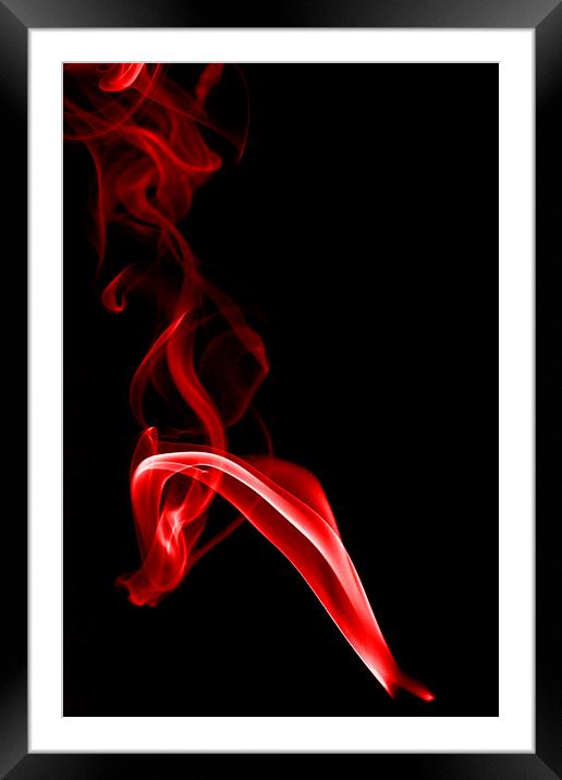 Red Three Framed Mounted Print by Steve Purnell