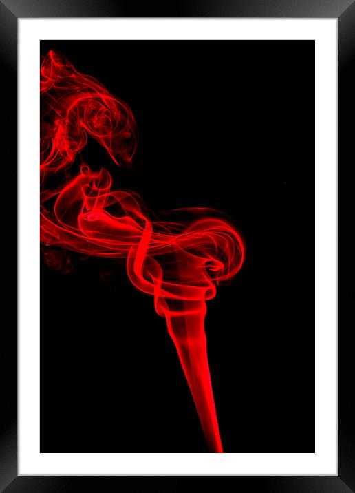 Red Seven Framed Mounted Print by Steve Purnell
