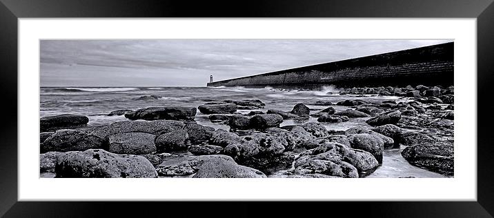  Tynemouth Pier Framed Mounted Print by Alexander Perry