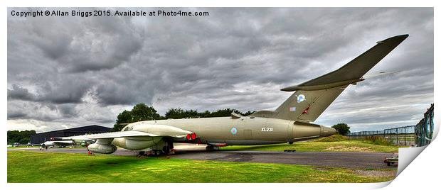  Handley Page Victor XL231 Print by Allan Briggs