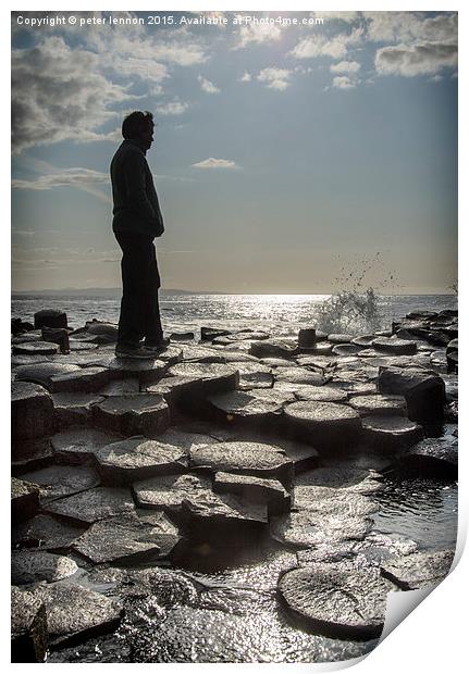 On The Stones Print by Peter Lennon