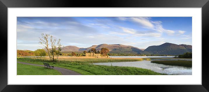 McCarthy Mor Castle Sunset Framed Mounted Print by Graham Daly