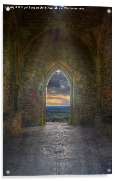   Sunset at St Michael’s Tower Acrylic by Nigel Bangert