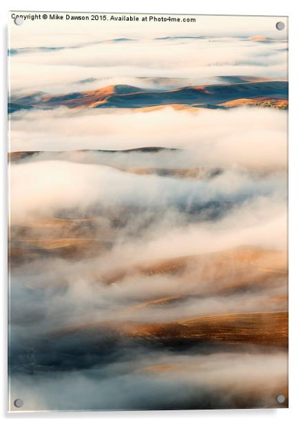 Palouse Fog Clears Acrylic by Mike Dawson