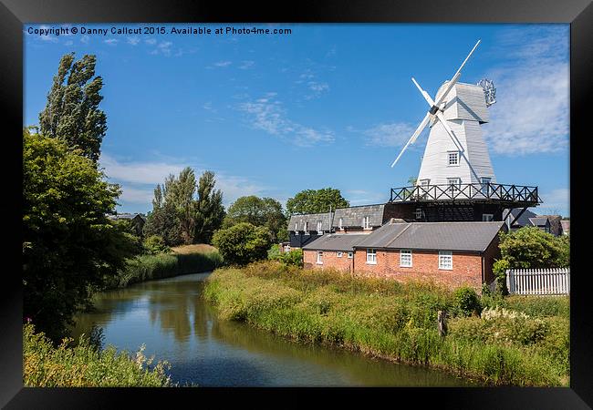 Gibbett Mill, Rye, Sussex, South East England, GB, Framed Print by Danny Callcut