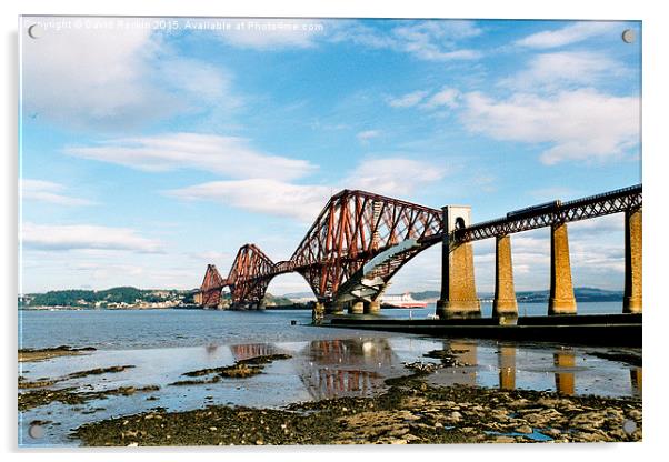  Forth Bridge , Scotland Acrylic by Photogold Prints