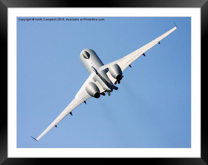  RAF Sentinel launching Framed Mounted Print by Keith Campbell