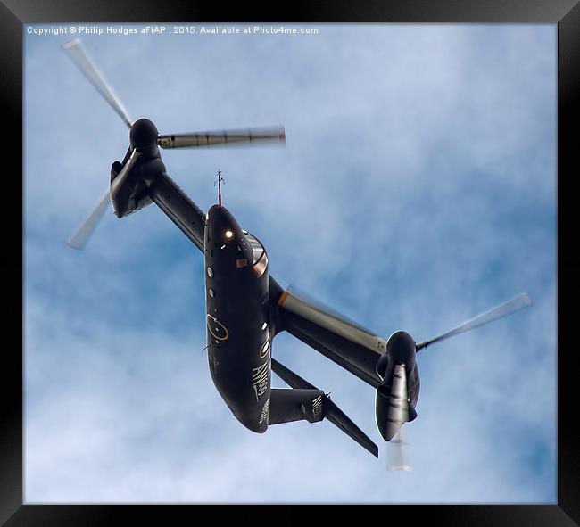  Agusta Westland AW 609 TiltRotor (4) Framed Print by Philip Hodges aFIAP ,