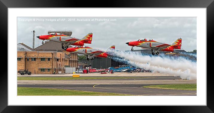  Patrulla Aguila Display Team Framed Mounted Print by Philip Hodges aFIAP ,