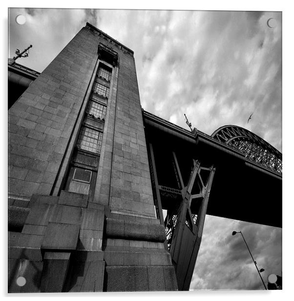  Tyne Bridge Tower Acrylic by Alexander Perry