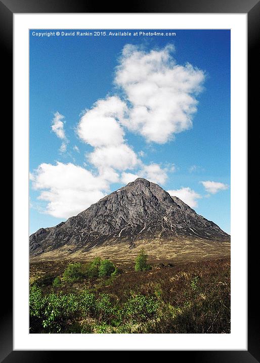 Buachaille Etive Mor in the Scottish Highlands Framed Mounted Print by Photogold Prints
