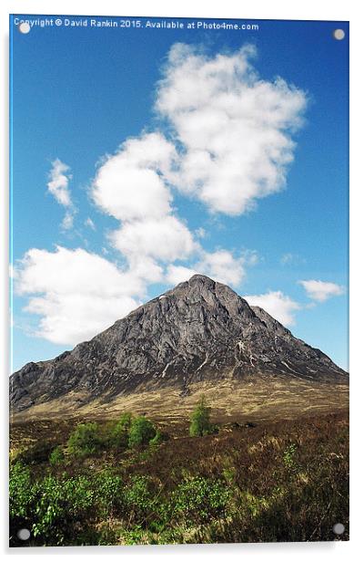 Buachaille Etive Mor in the Scottish Highlands Acrylic by Photogold Prints