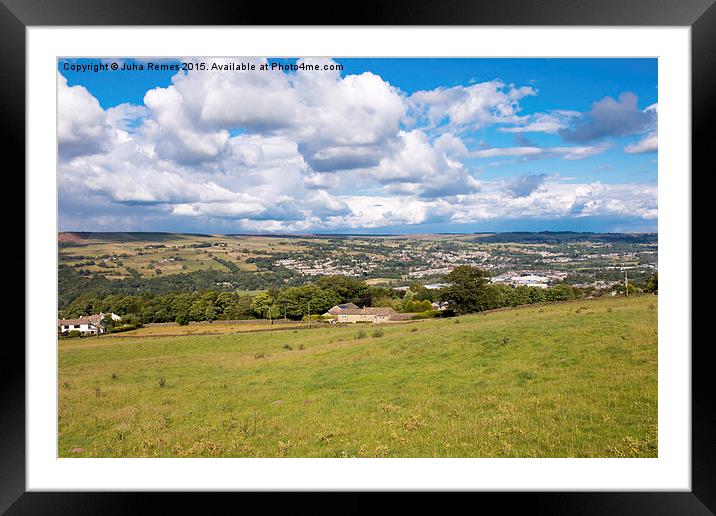 Hills in Yorkshire Framed Mounted Print by Juha Remes
