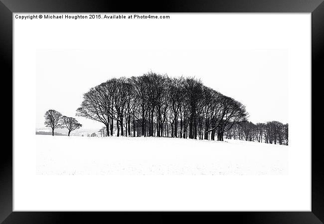  Winter Copse Framed Print by Michael Houghton