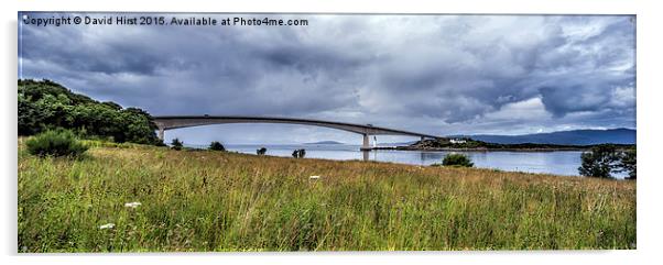  Skye Bridge from Kyleakin side Acrylic by David Hirst