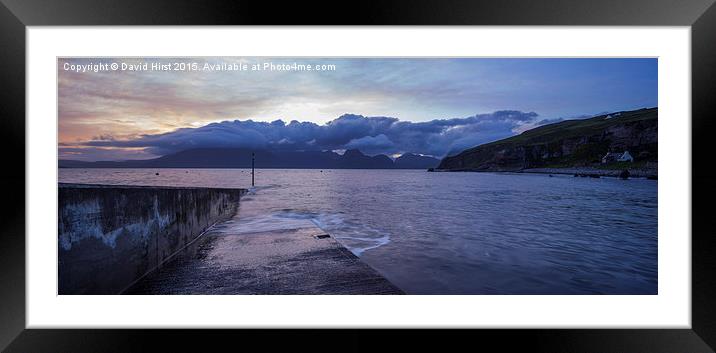  Elgol Panoramic 2 Framed Mounted Print by David Hirst