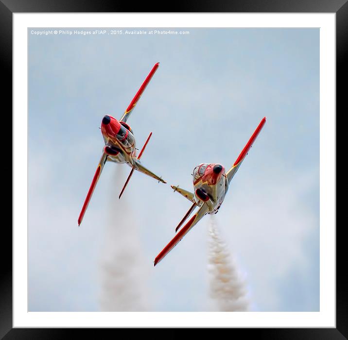 Patrulla Aguila Pair (2)  Framed Mounted Print by Philip Hodges aFIAP ,