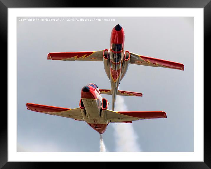  Patrulla Aguila Pair (4)  Framed Mounted Print by Philip Hodges aFIAP ,