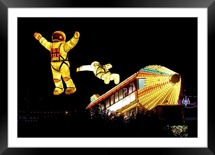  Spacemen Framed Mounted Print by David McCulloch