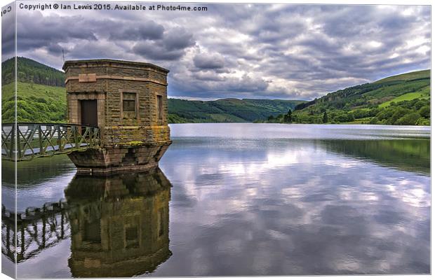  The Beacons From Talybont Dam Canvas Print by Ian Lewis