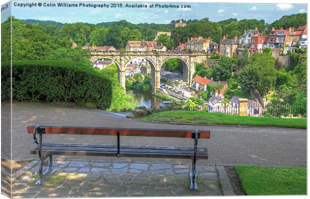 The View  Knaresborough  Yorkshire Canvas Print by Colin Williams Photography