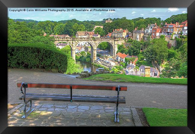 The View  Knaresborough  Yorkshire Framed Print by Colin Williams Photography