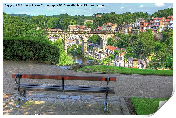 The View  Knaresborough  Yorkshire Print by Colin Williams Photography