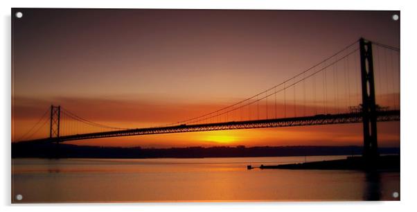 The Forth Road Bridge Acrylic by Aj’s Images