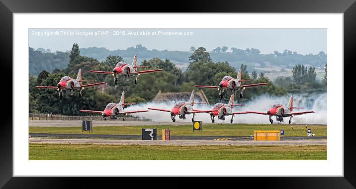   Patrulla Aguila Display Team (3) Framed Mounted Print by Philip Hodges aFIAP ,