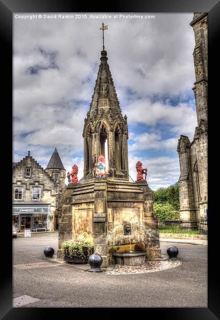  the Bruce Fountain , Falkland  Framed Print by Photogold Prints