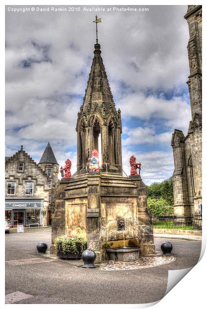  the Bruce Fountain , Falkland  Print by Photogold Prints