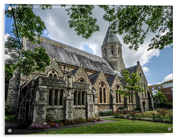  Holy Trinity Church Folkestone Acrylic by Jeremy Bell