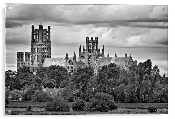 Ely Cathedral Acrylic by Darren Burroughs
