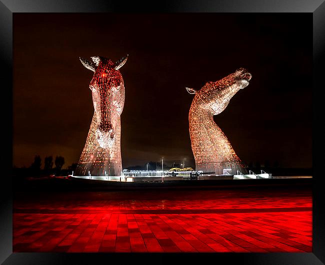  The Kelpies Framed Print by Tracey Russell