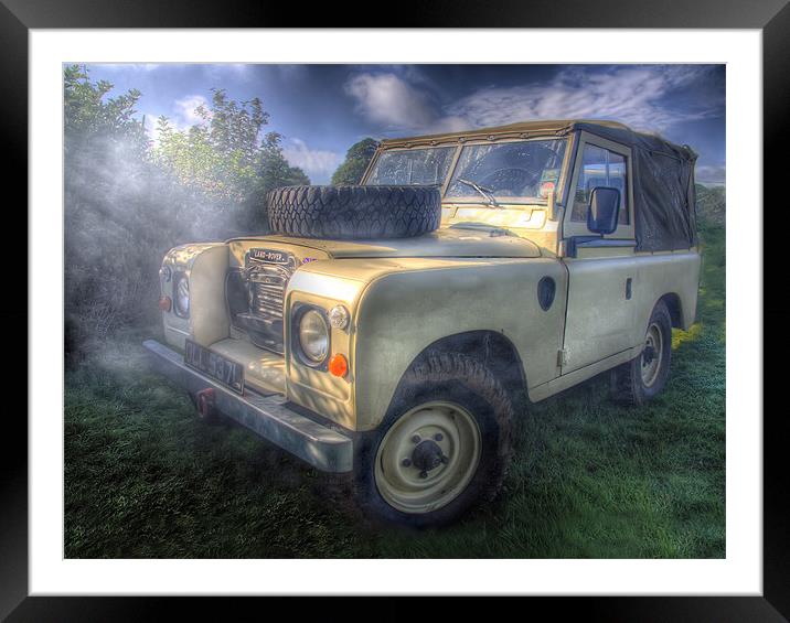 Landrover Framed Mounted Print by Mike Sherman Photog