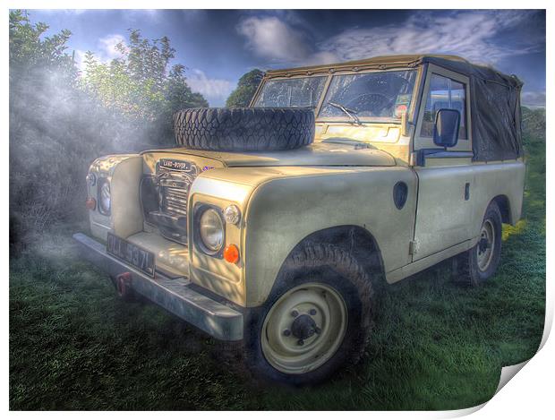 Landrover Print by Mike Sherman Photog