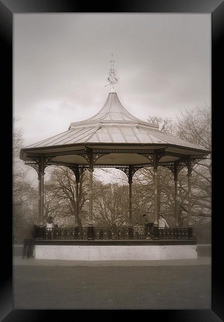 Greenwich Park Bandstand Framed Print by Karen Martin