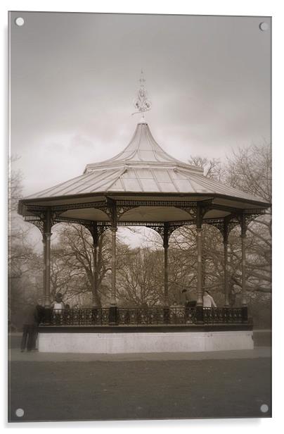 Greenwich Park Bandstand Acrylic by Karen Martin