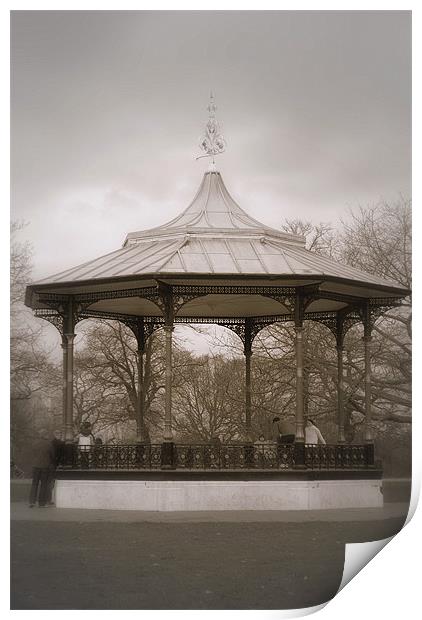 Greenwich Park Bandstand Print by Karen Martin