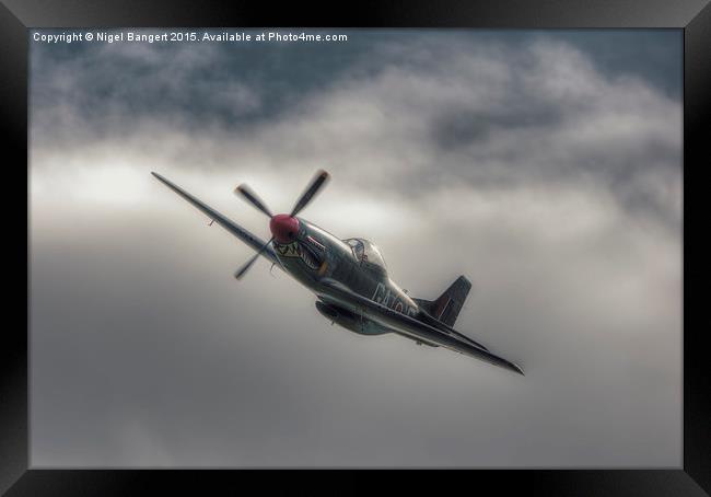  North American Mustang Framed Print by Nigel Bangert