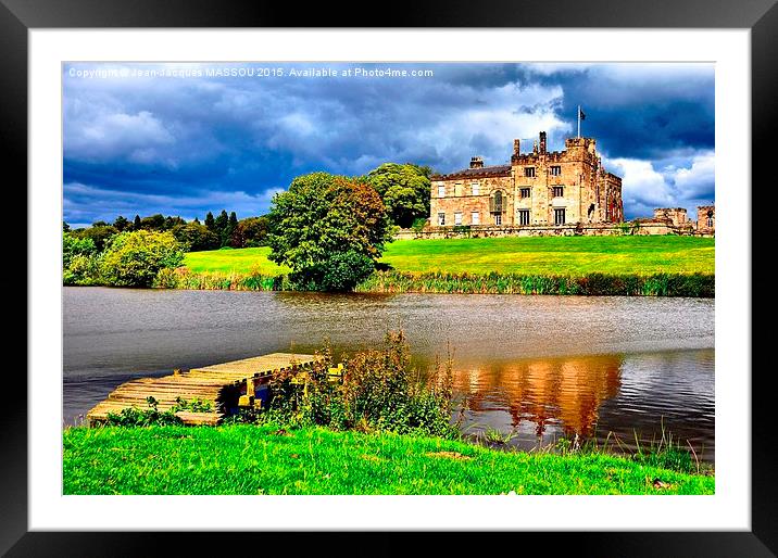  RIPLEY CASTLE Framed Mounted Print by Jean-Jacques MASSOU
