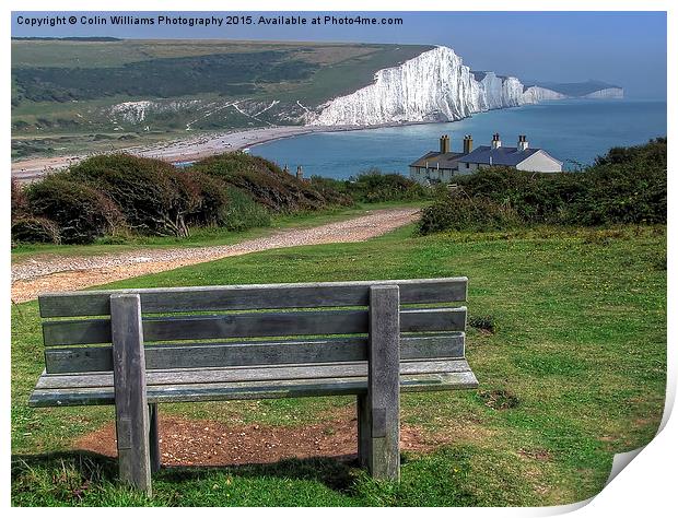  Seven Sisters The View Print by Colin Williams Photography