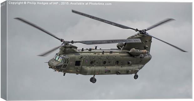 Boeing CH47 Chinook HC4 (1) Canvas Print by Philip Hodges aFIAP ,