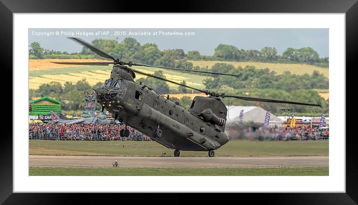  Boeing CH47 Chinook HC4 (3)  Framed Mounted Print by Philip Hodges aFIAP ,