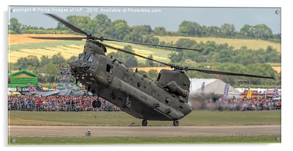  Boeing CH47 Chinook HC4 (3)  Acrylic by Philip Hodges aFIAP ,