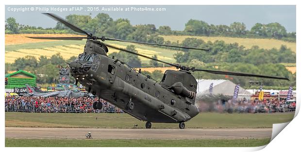  Boeing CH47 Chinook HC4 (3)  Print by Philip Hodges aFIAP ,