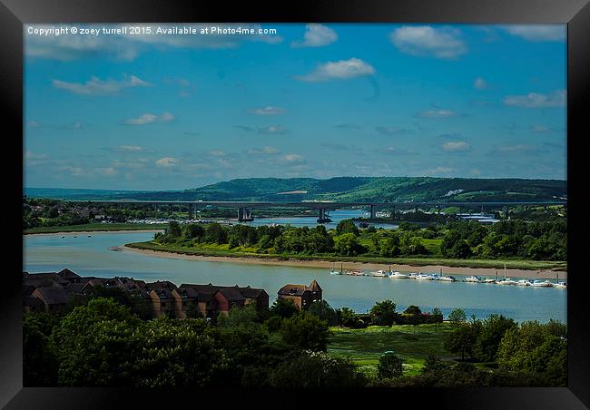  crossing Framed Print by zoey turrell