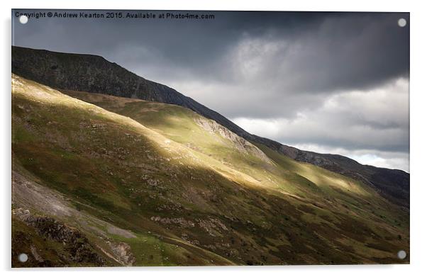  The mountains of Snowdonia Acrylic by Andrew Kearton